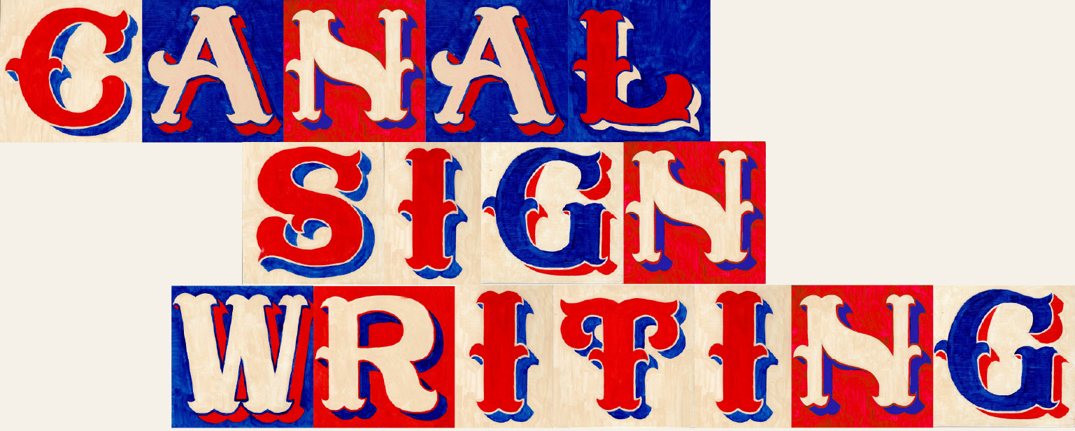 Canal Signwriting